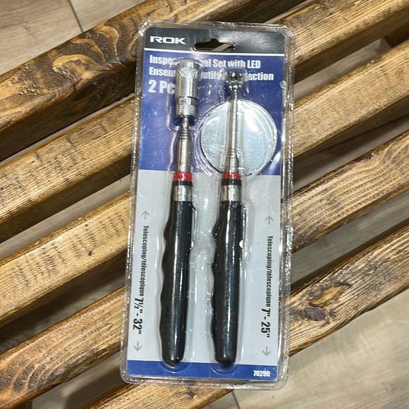 ROK InspectionTool Set with LED 2 Pc Sealed New - Picture 1 of 4